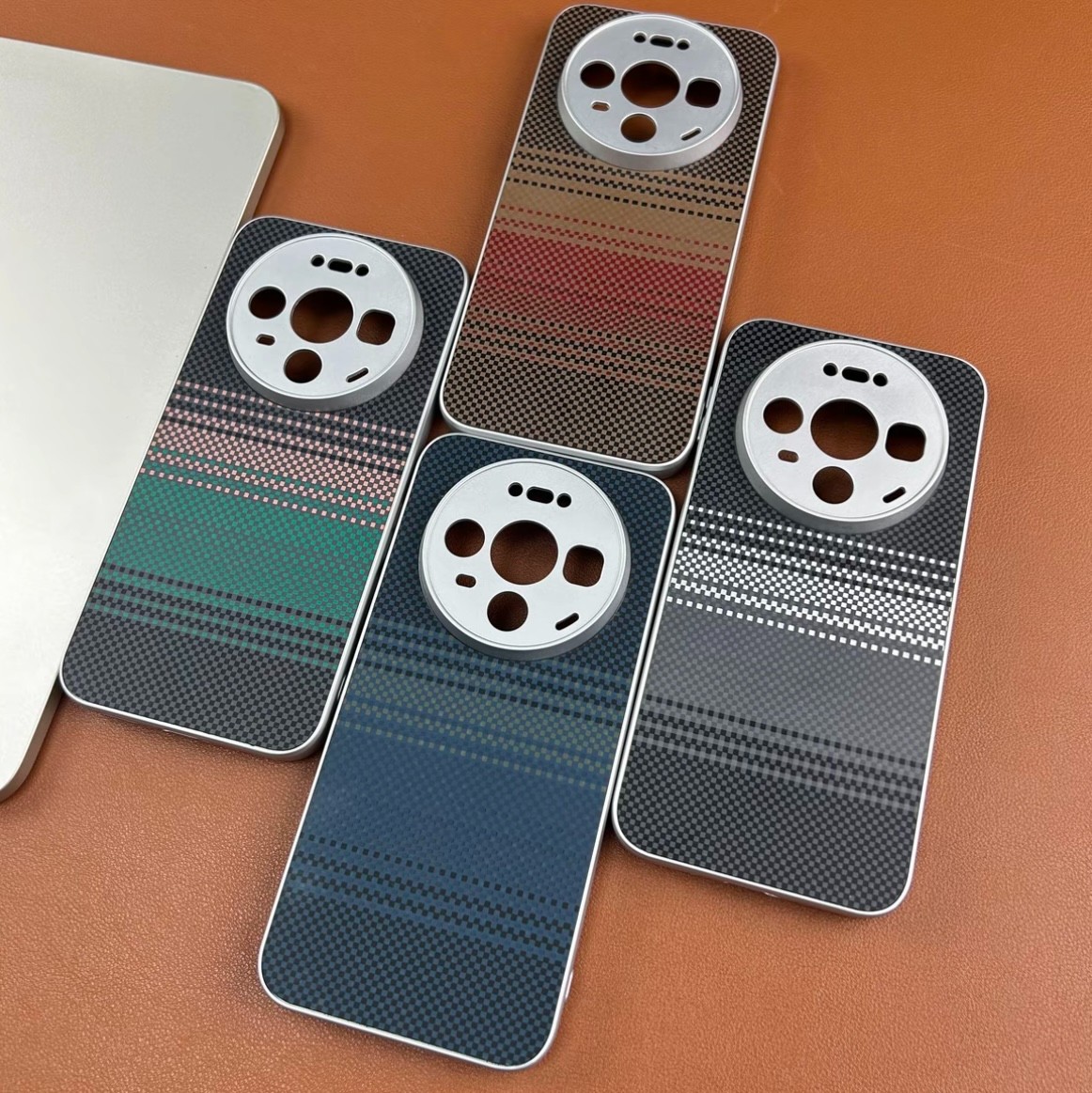 【荣耀系列】凯夫拉碳纤维质感精孔防摔高级感适用于华为荣耀商务壳