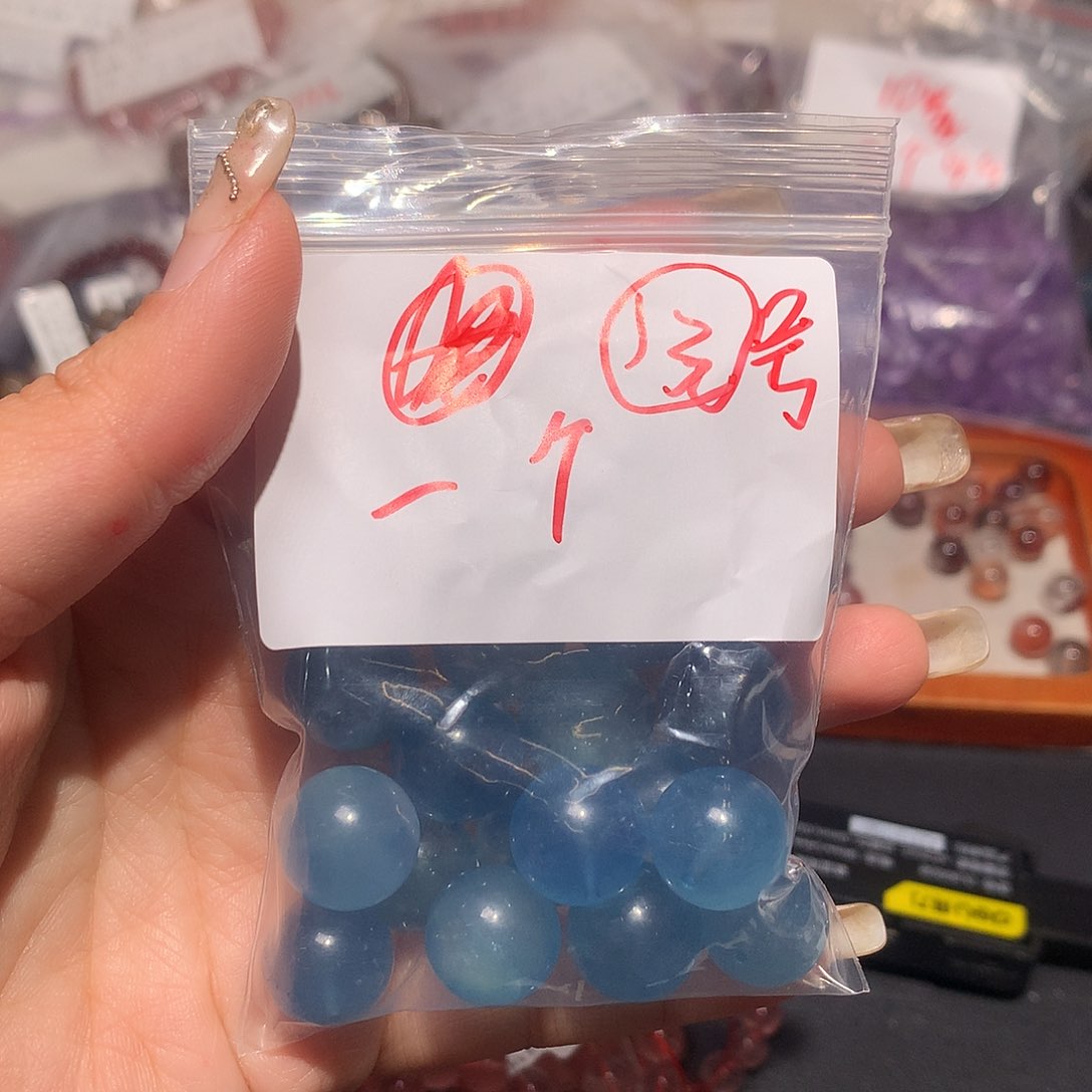 海蓝宝石颈饰未镶嵌多样化13
