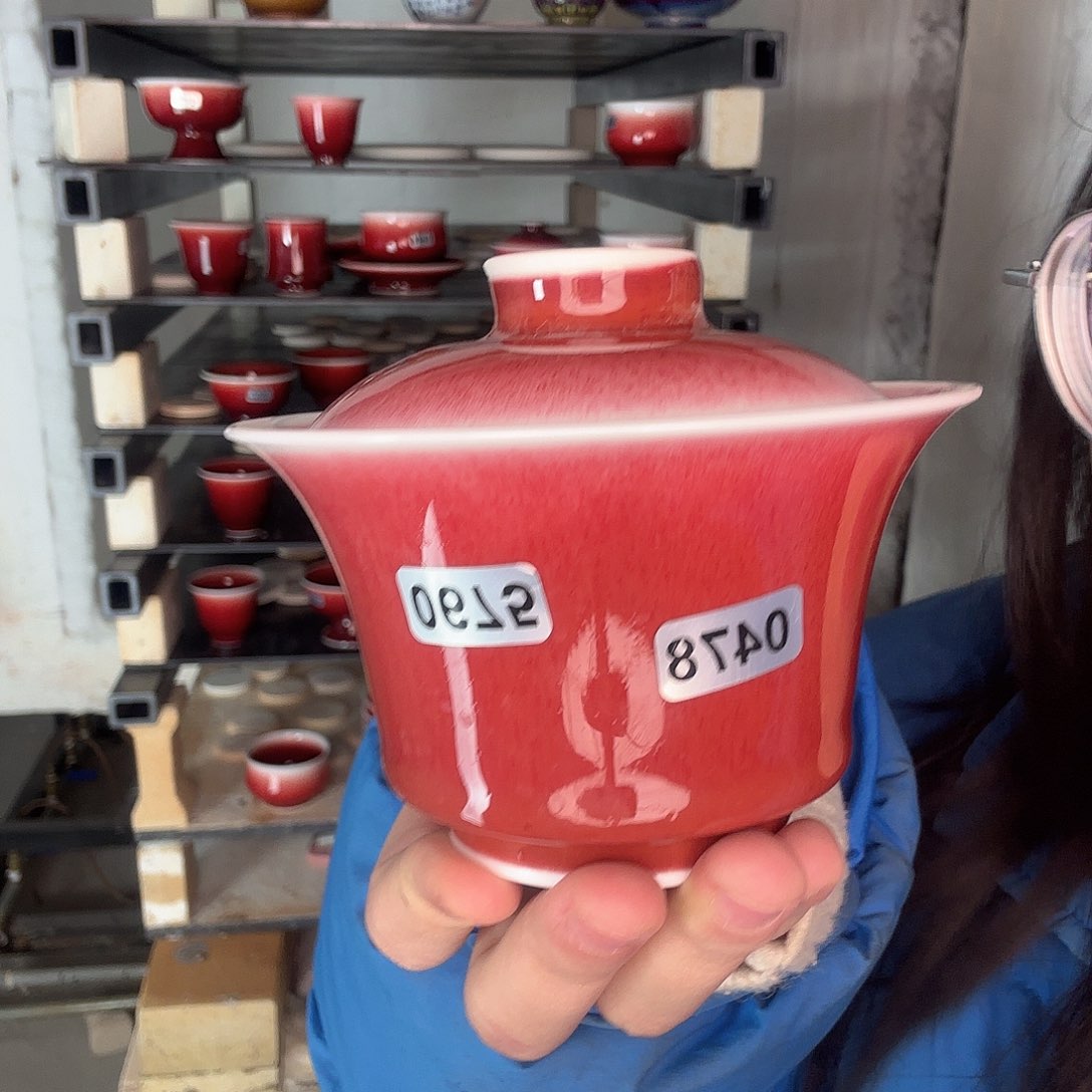 瓷片景德镇郎红陶瓷