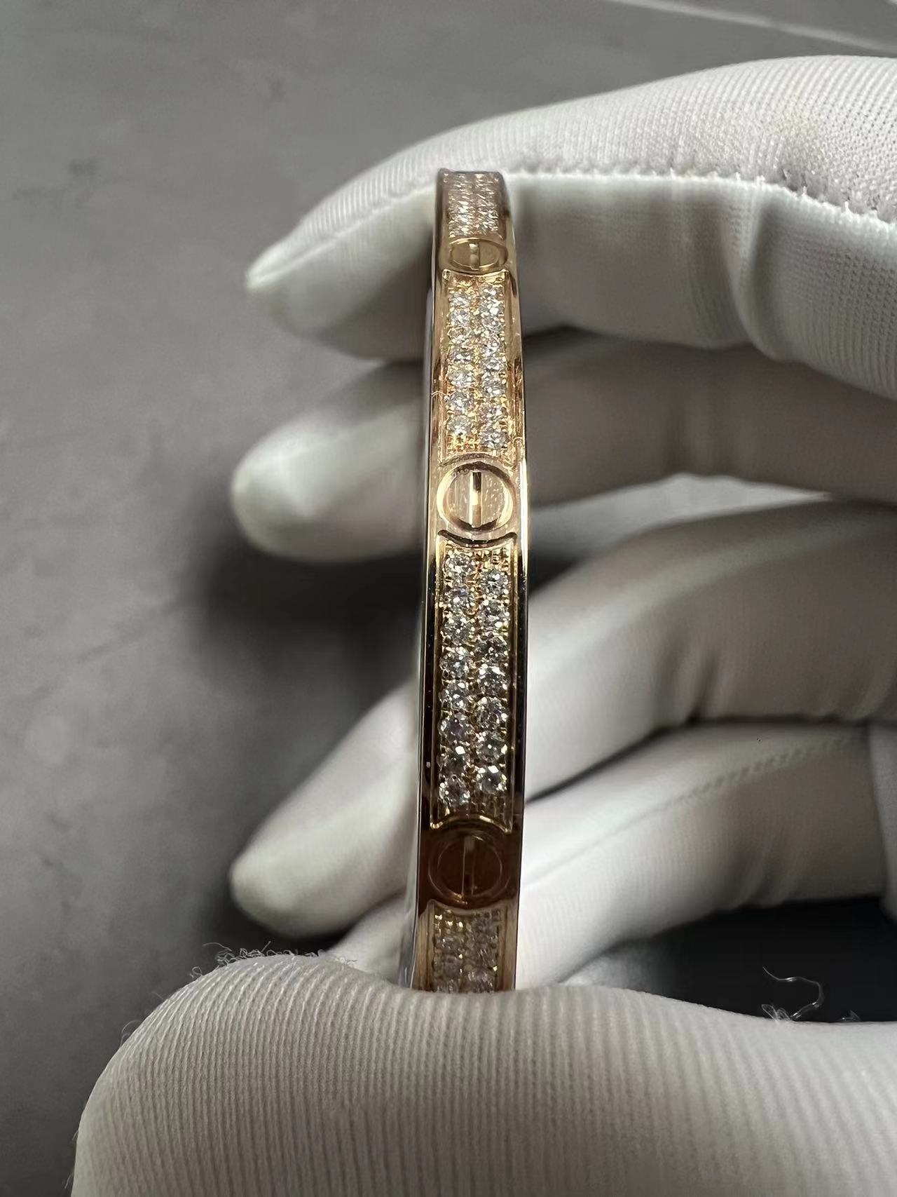 【CHERISH】18k  k玫满天星手镯天然钻石（48小时鉴赏期）