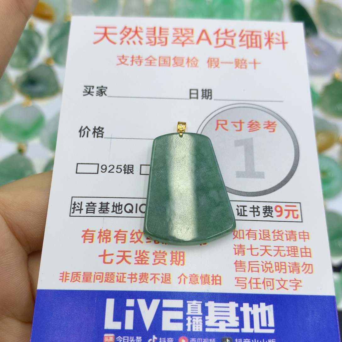 翡翠颈饰未镶嵌翡翠
