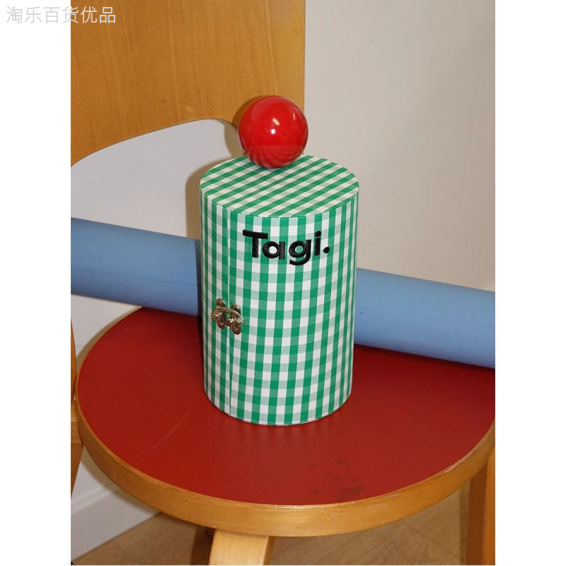 新疆西藏包邮Tagi.机灵信号旋转桌面收纳复古大容量小众首饰盒化