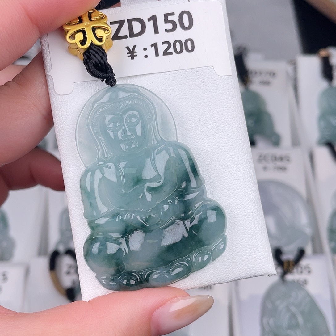 翡翠未镶嵌颈饰zd150