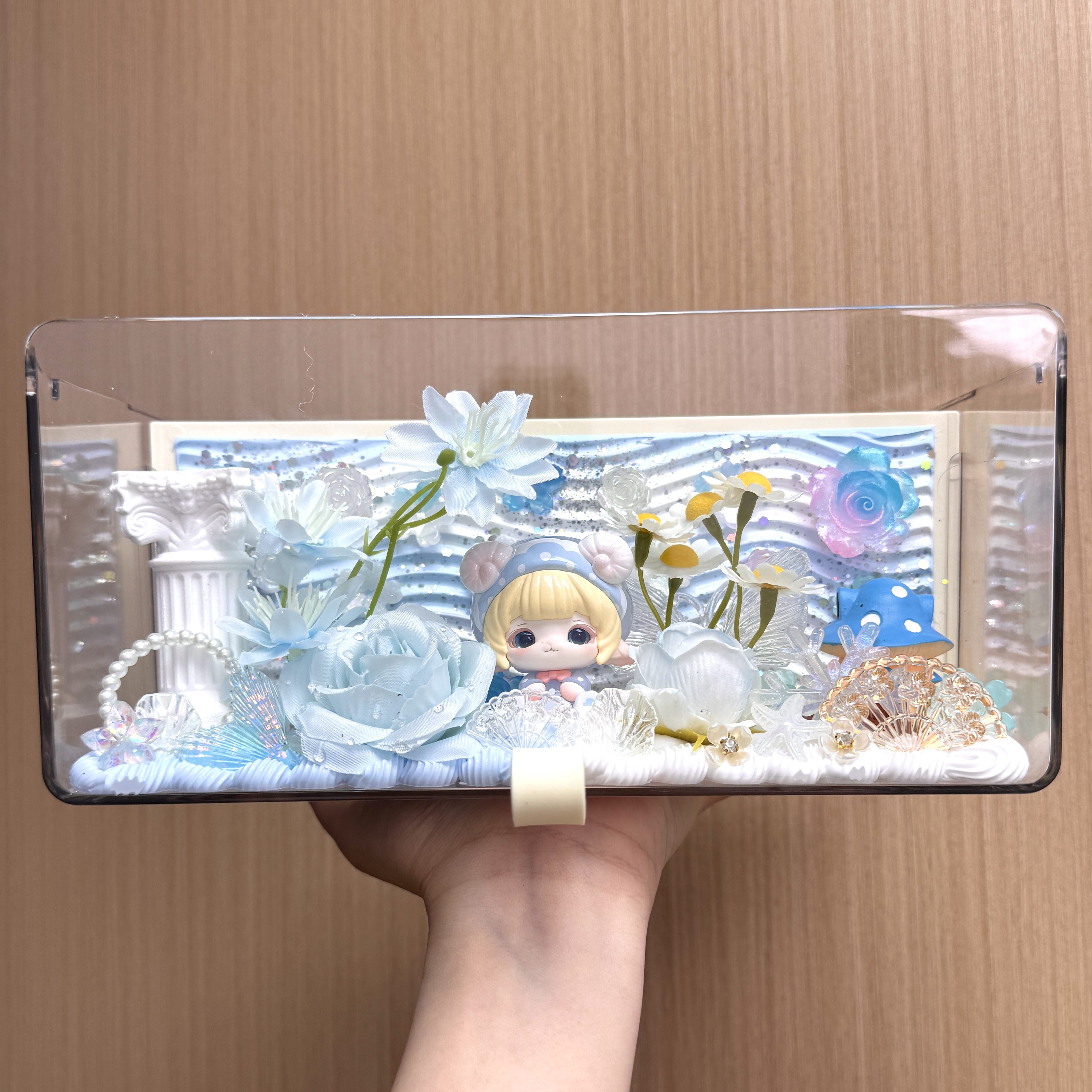正版重工DIY奶油胶抽屉 收纳 家庭氛围摆件