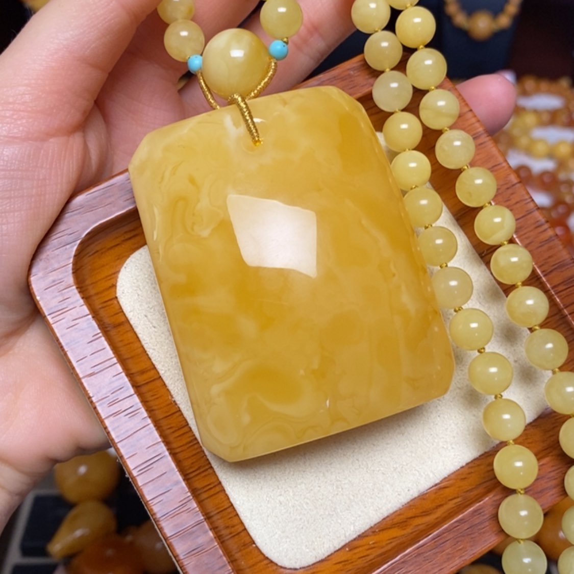 【闪购商品】未镶嵌蜜蜡颈饰项链