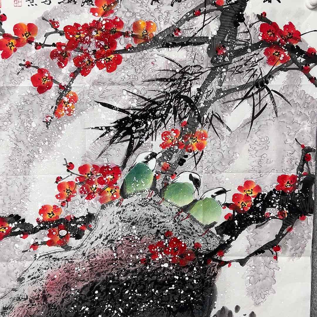 绘画韩江书画石庆骥