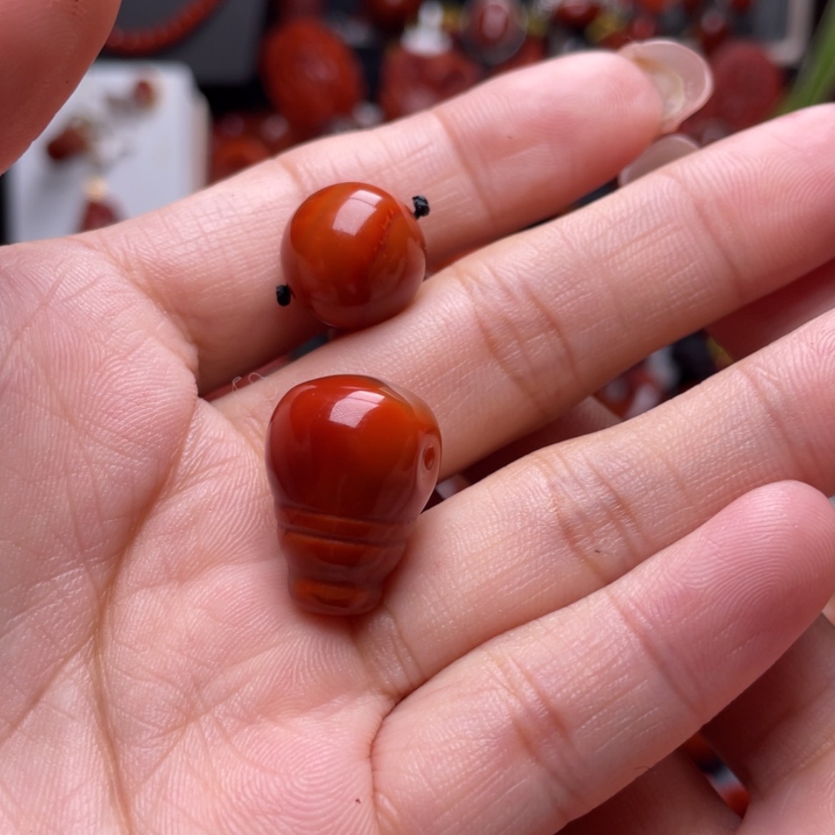 【闪购商品】南红玛瑙配饰未镶嵌小*儿