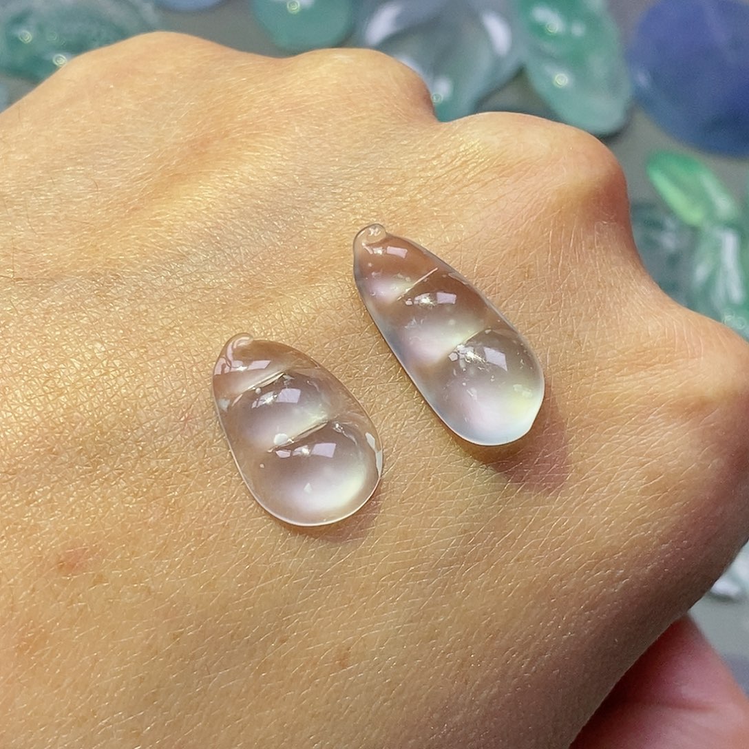 翡翠颈饰未镶嵌汤*圆翡翠