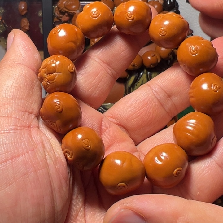 练***️橄榄核手串/手链百态大嘴