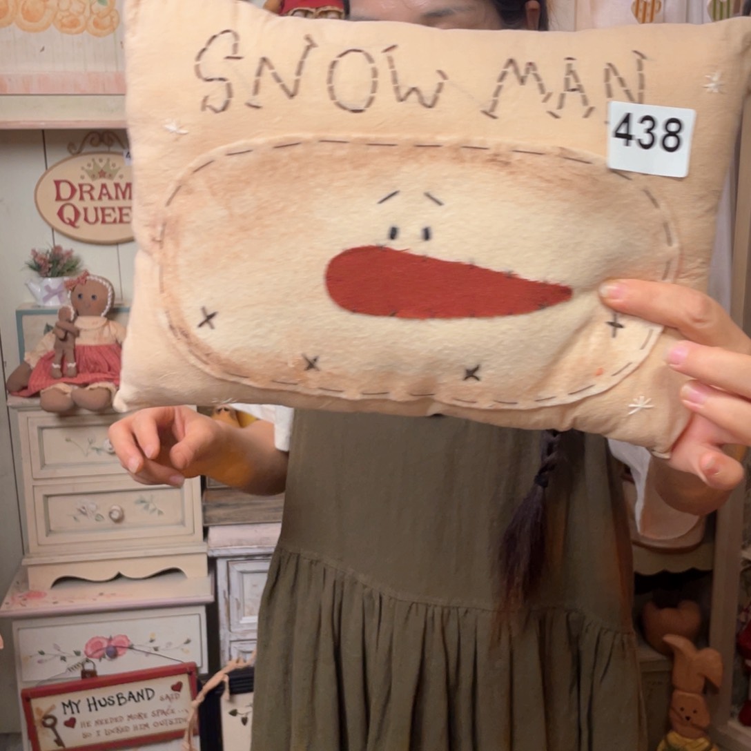 布艺手作复古风摆件默认微损