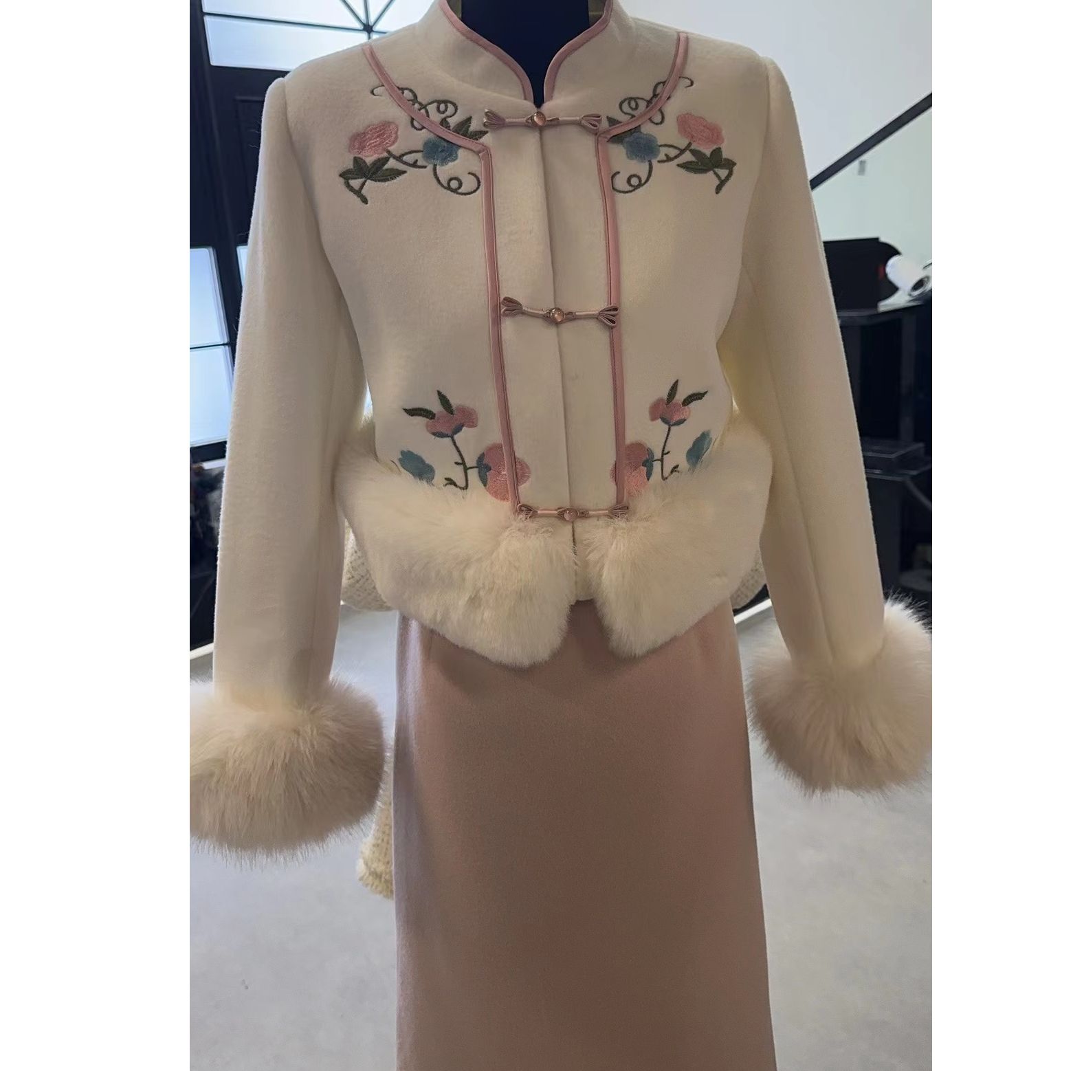 【婉婉定制】YYCDX3TZ8138 柳如烟下摆含毛