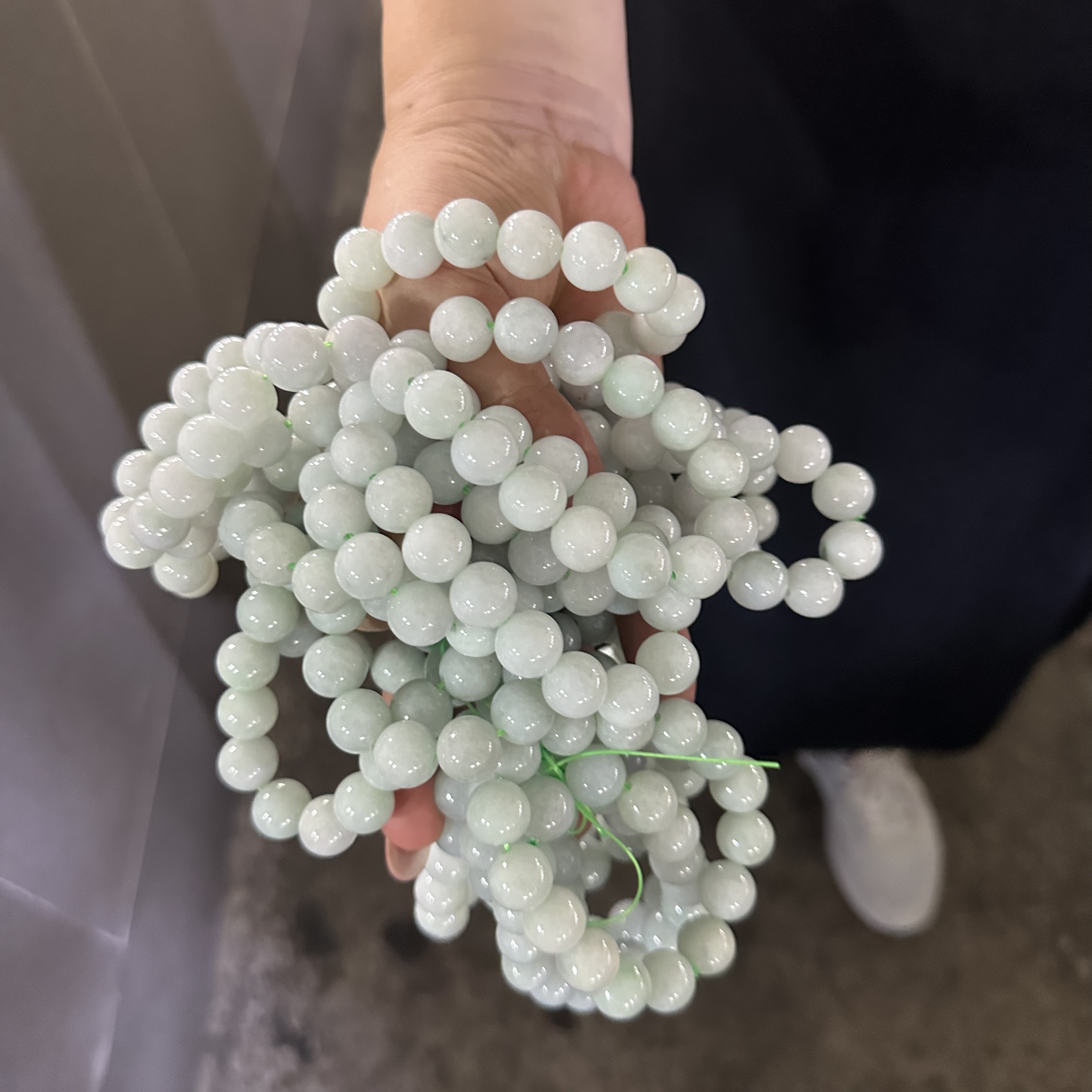 天然A货翡翠手串-c928-12mm-多样性发一