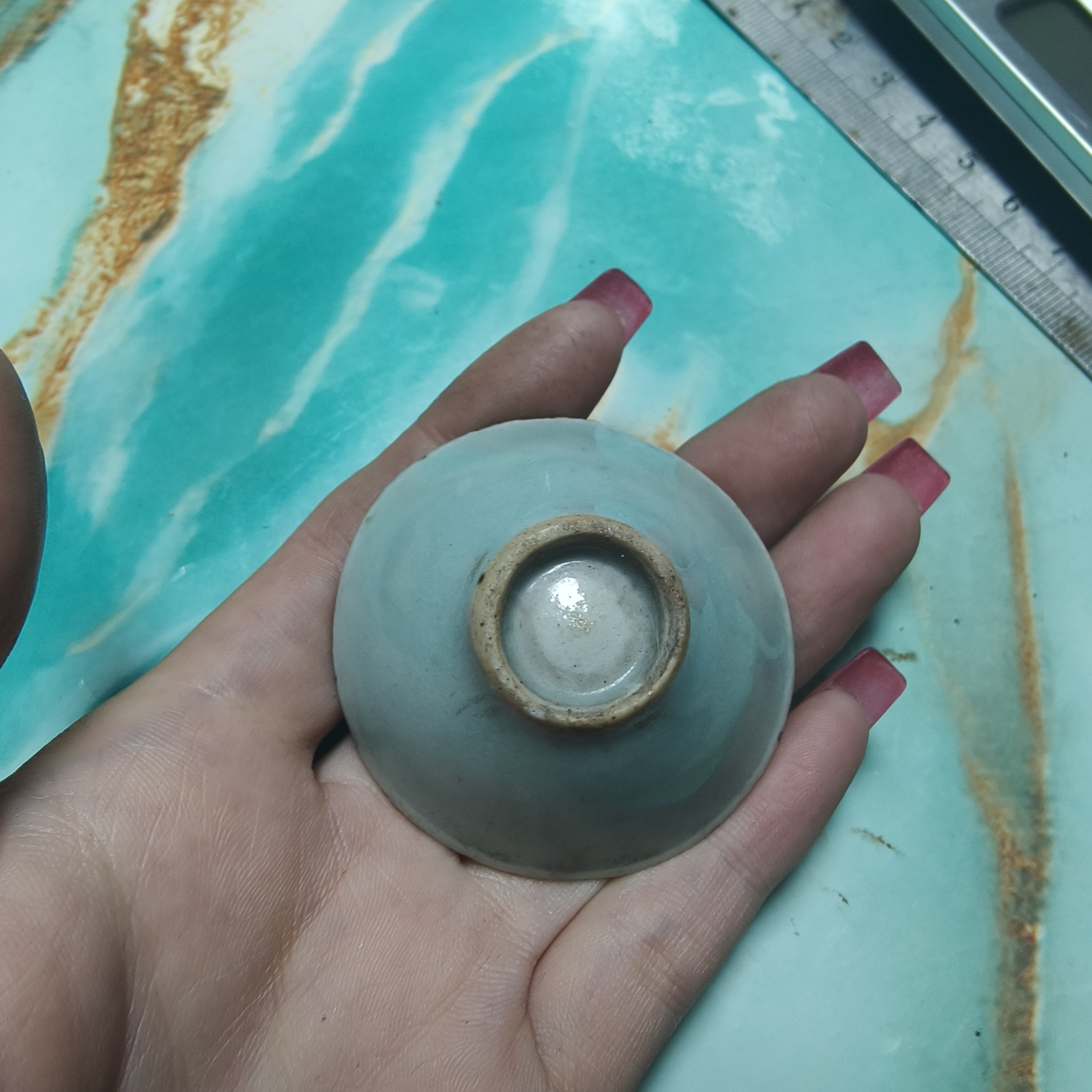 天青汝窑茶杯主人杯单杯茶具杯子套装家用汝瓷品茗杯小号茶盏茶碗