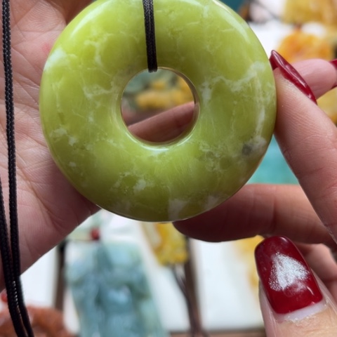 岫玉挂件未镶嵌挂件