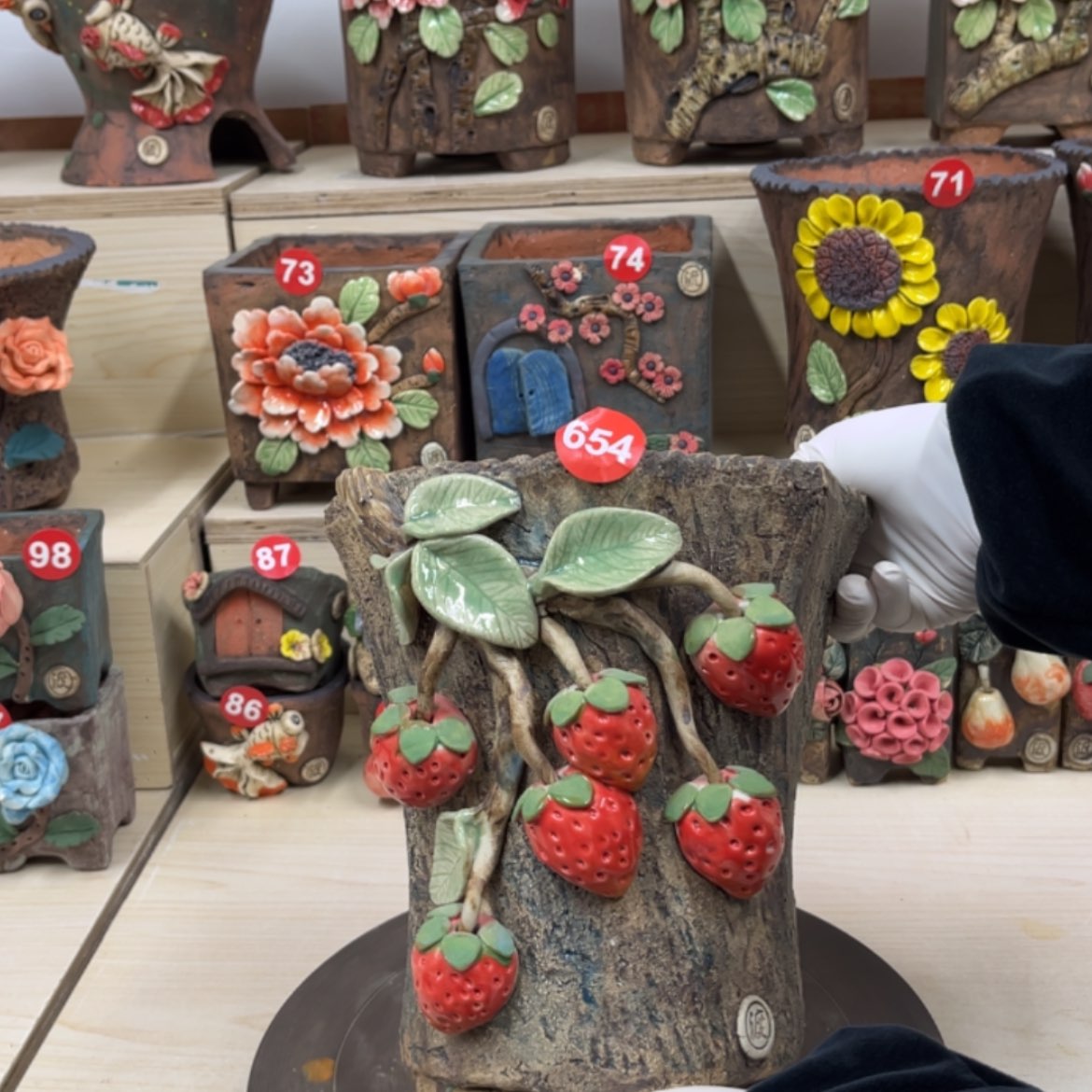 【闪购商品】紫砂花盆654号口径15.5外高21.5