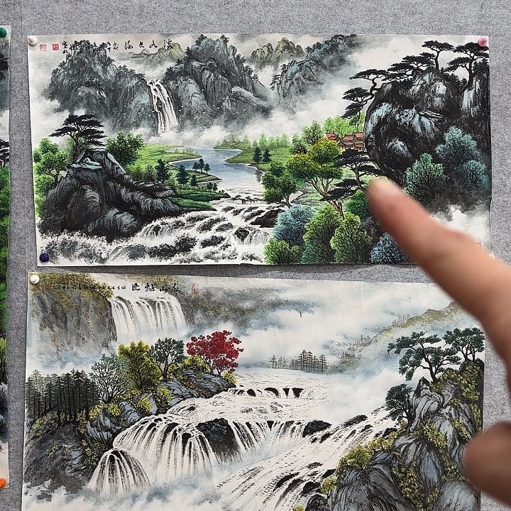 国画花鸟的翅膀和翅膀都是白色的