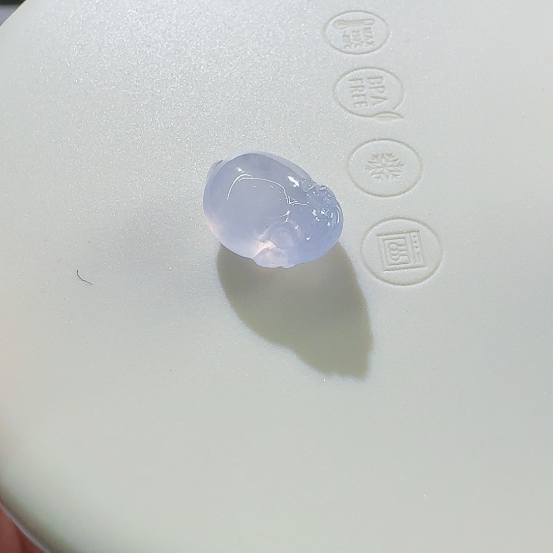 翡翠颈饰未镶嵌金蟾