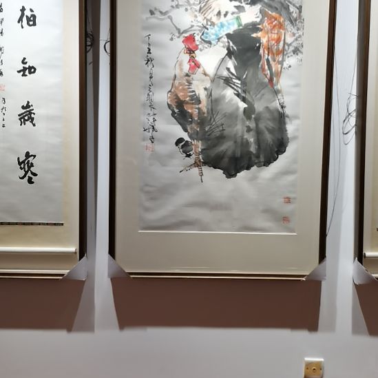 国画陕西书画放漏抖音直播间不见