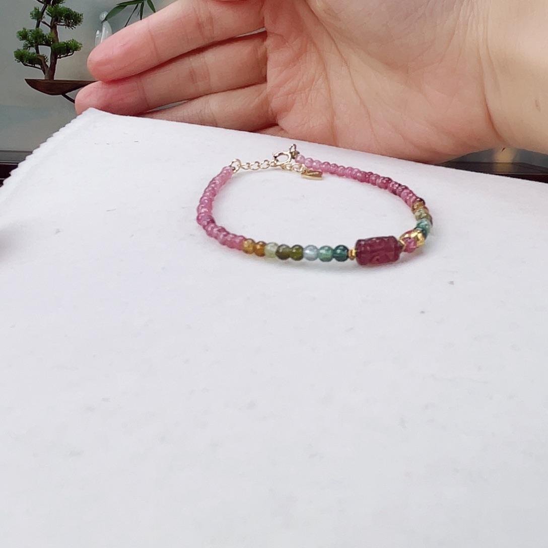 碧玺手链未镶嵌碧玺