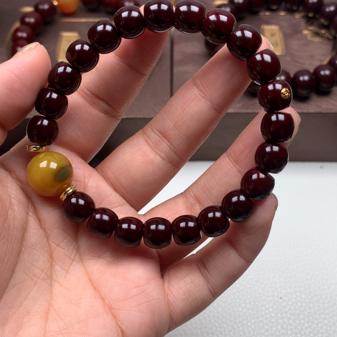 核桃手串/手链豪*根猴头的小伙伴