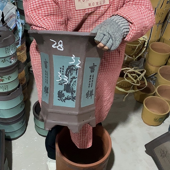 紫砂花盆紫砂花盆
