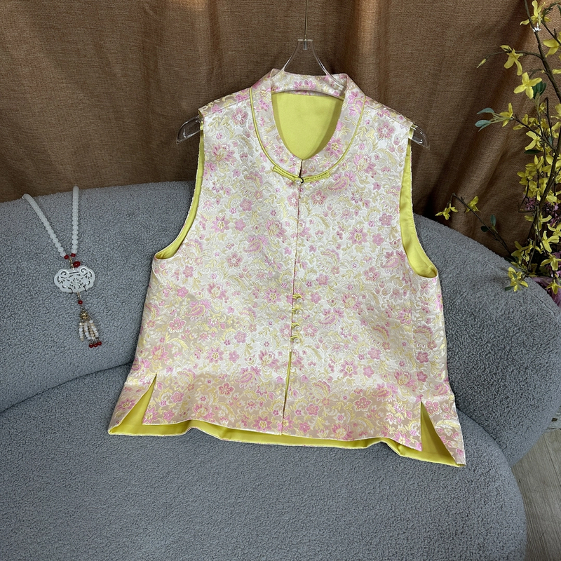 【TINGFENG】新中式国风定制高级时尚百搭马甲新款HF-870076