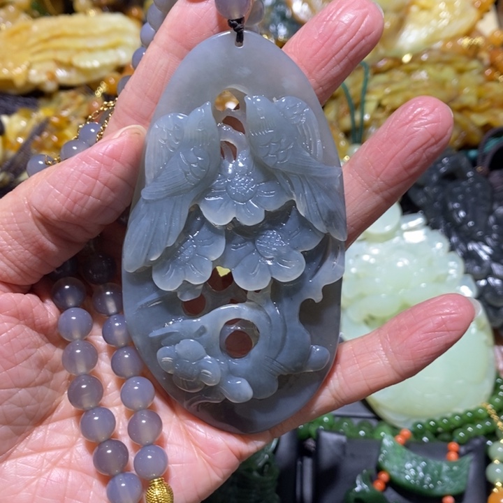 岫玉岫玉吊坠未镶嵌