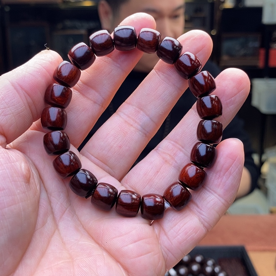 檀香紫檀（小叶紫檀）手串/手链10直切