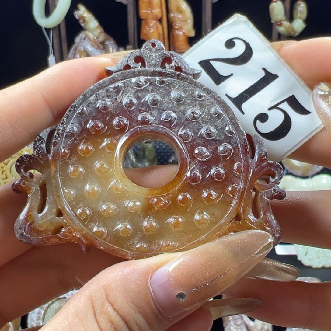 静***候和田玉未镶嵌挂件