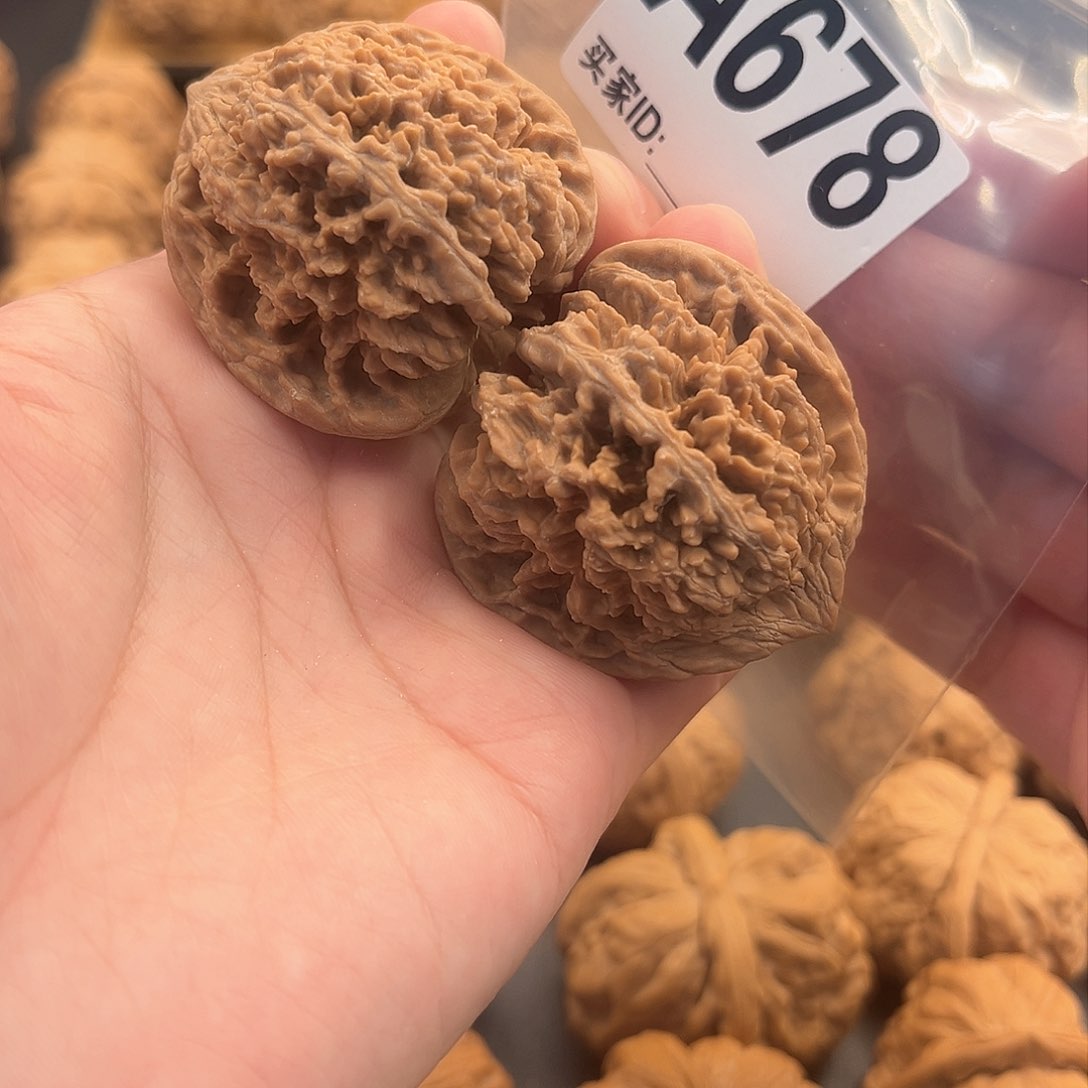 文玩核桃把件t**l满天星全品42