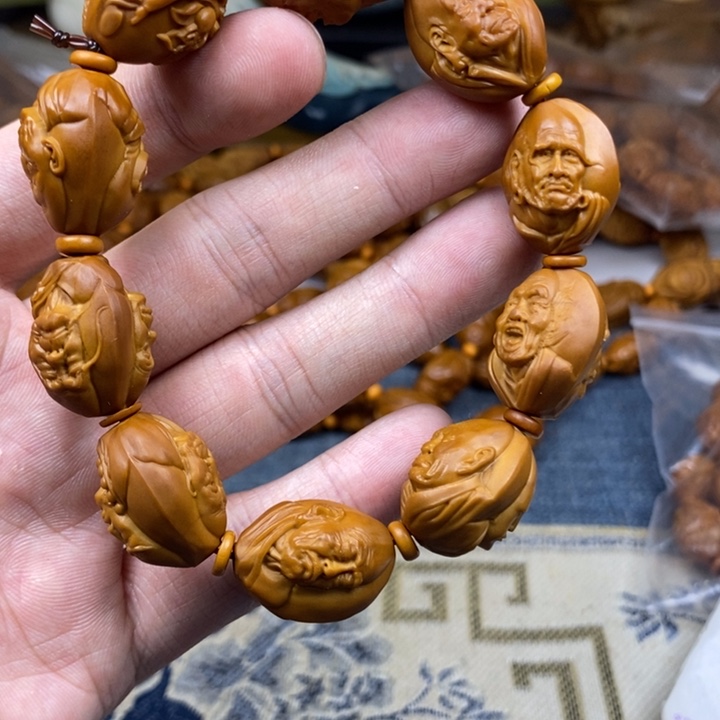 橄榄核手串/手链橄榄核雕工艺手串