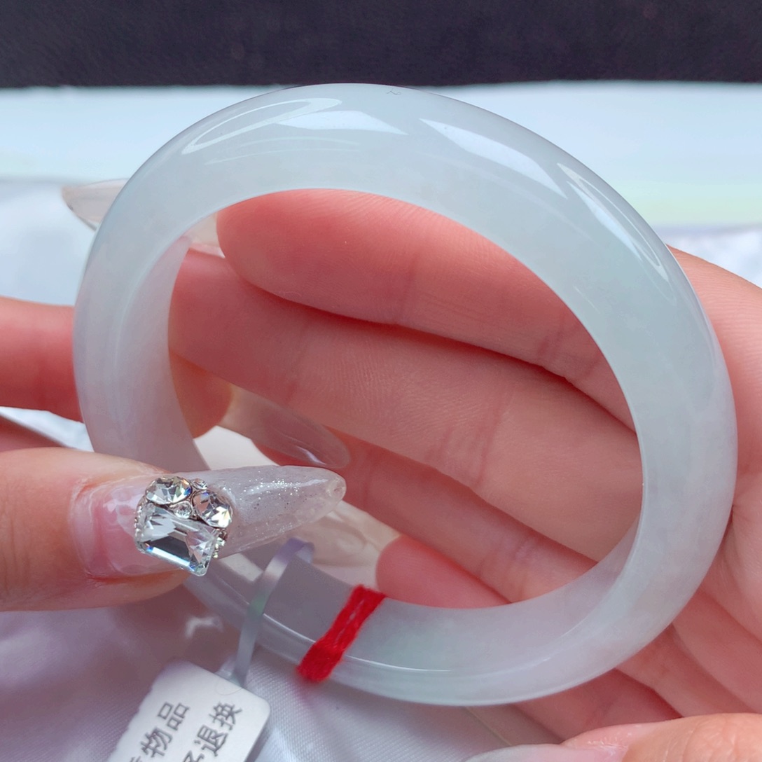 翡翠手镯未镶嵌天然缅甸翡翠A货手镯 31号