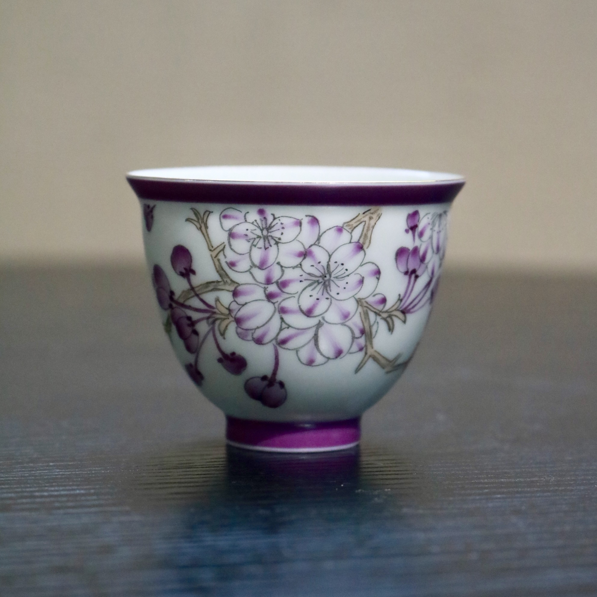 景德镇 雨溪山房 紫蕊主人杯