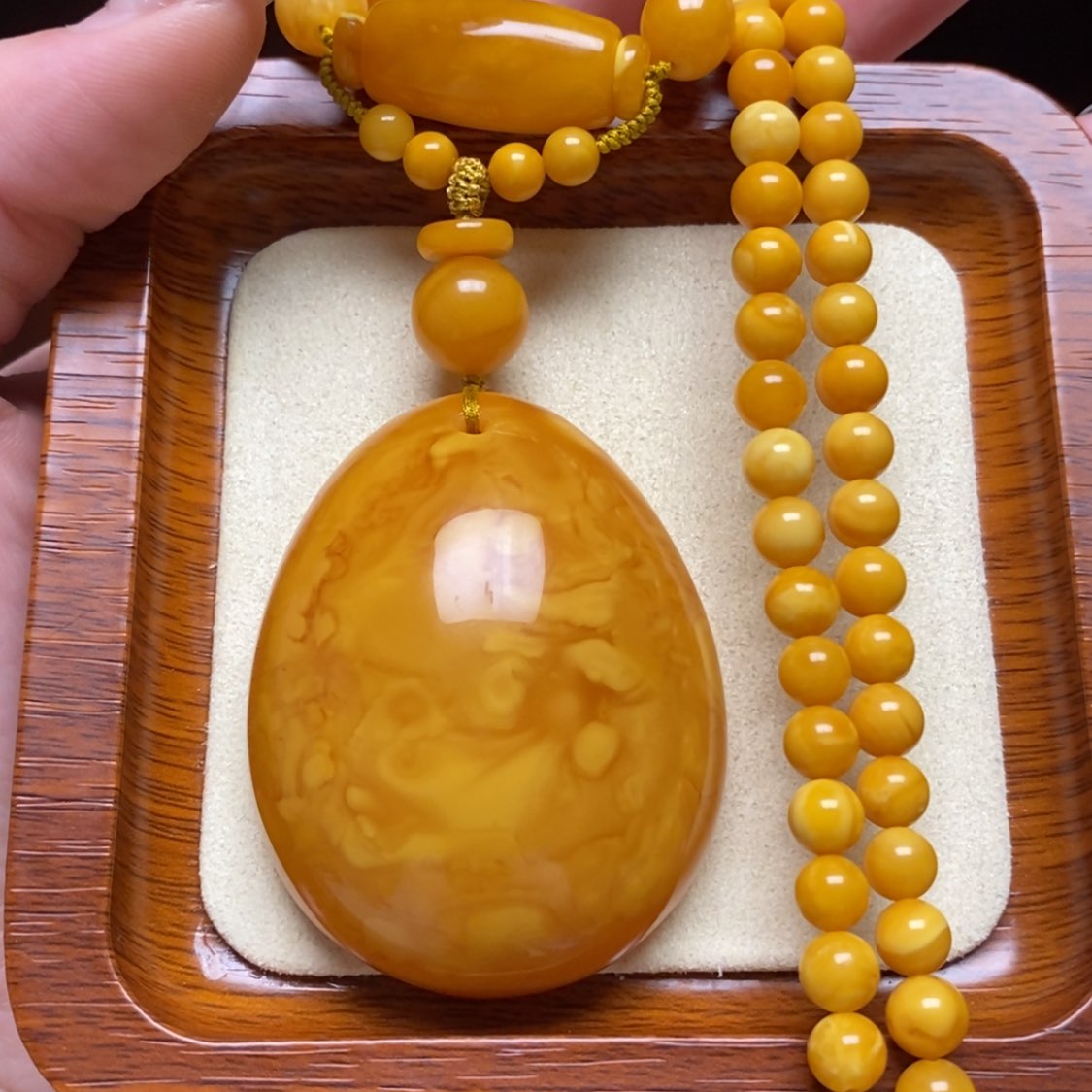 【闪购商品】蜜蜡颈饰未镶嵌项链