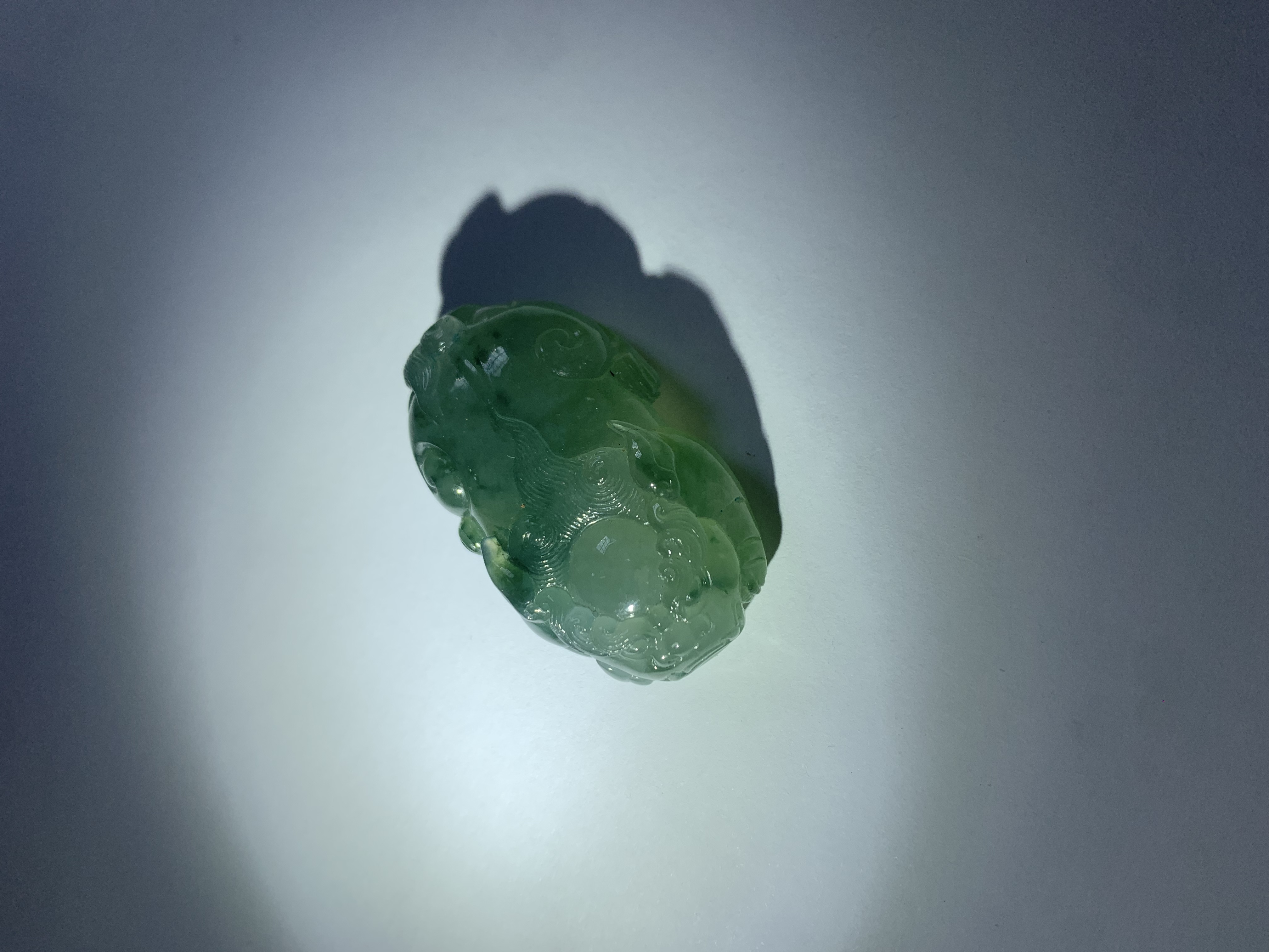 A货手工雕刻冰润貔貅