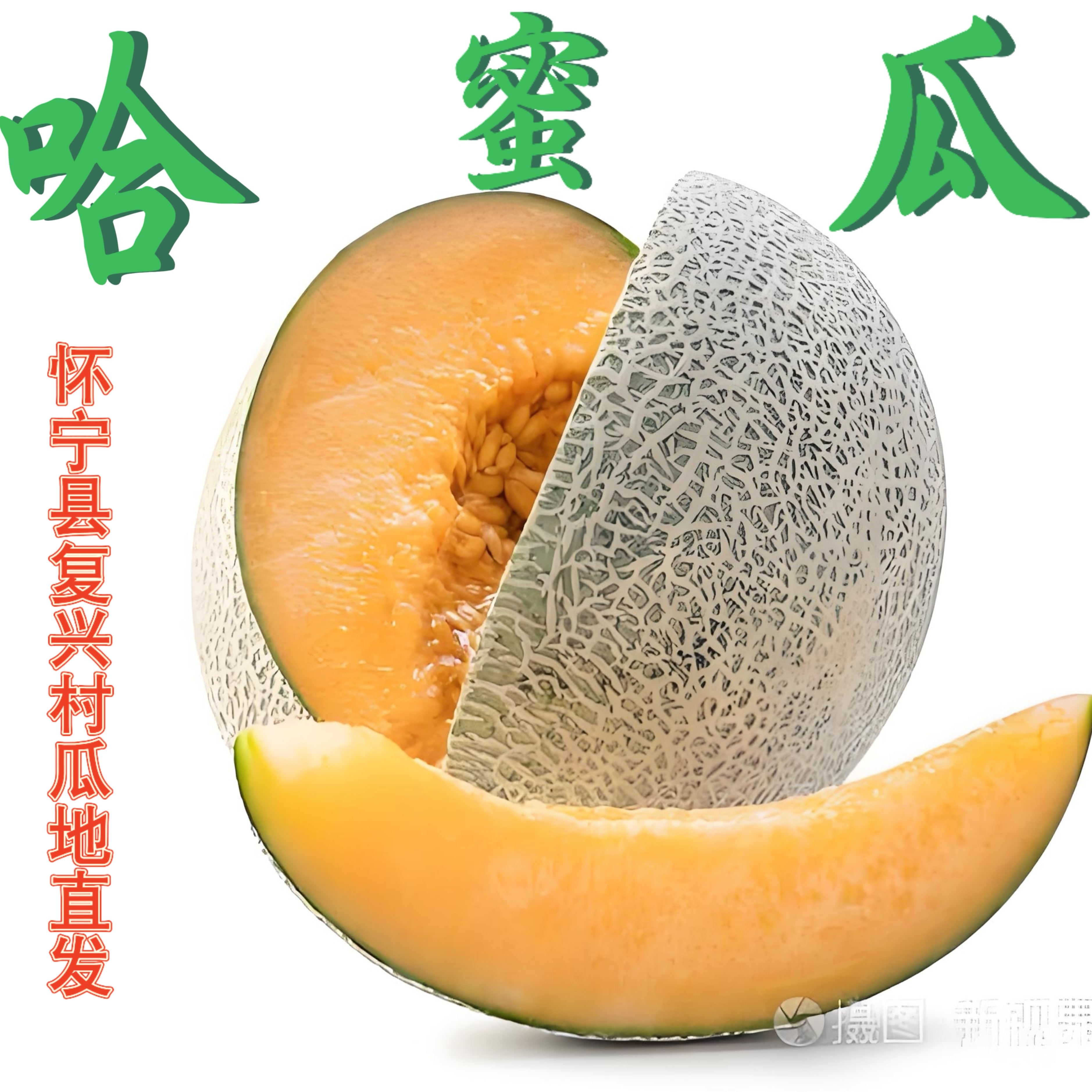 哈密瓜现摘现发产地直供 香甜多汁 口感脆爽 皇妃哈密瓜 自然种植