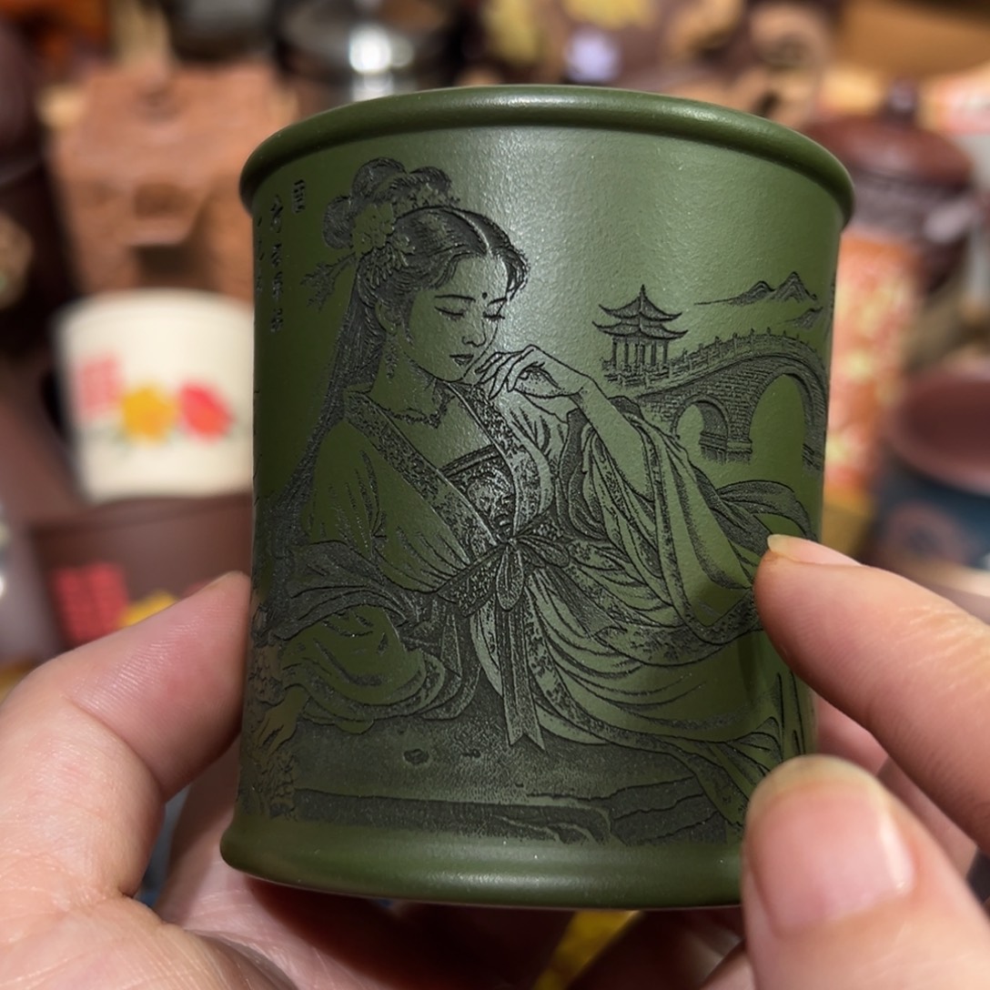 紫砂茶杯宜兴紫砂主人杯