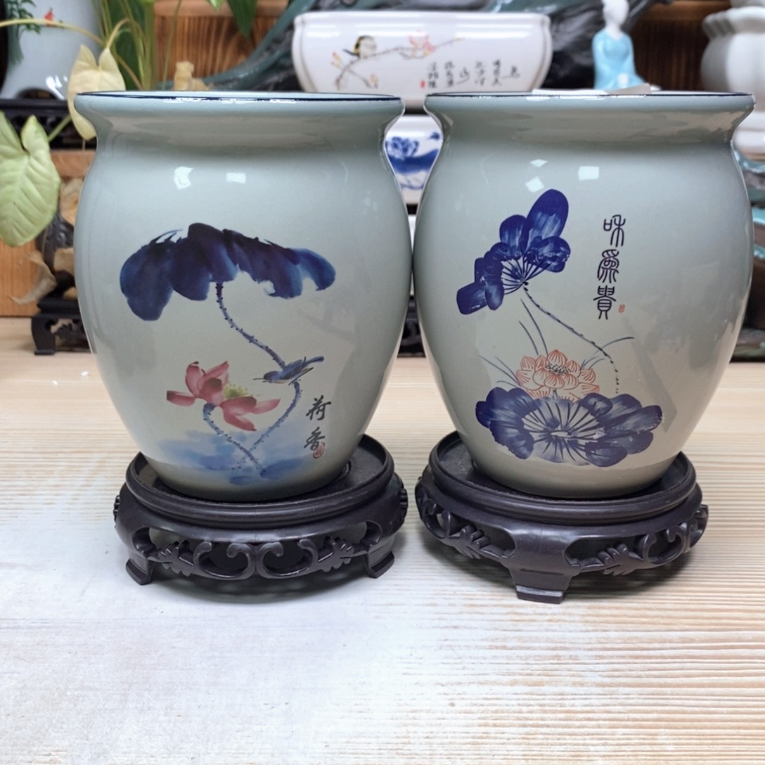 花盆紫砂陶瓷艺术花盆陶瓷