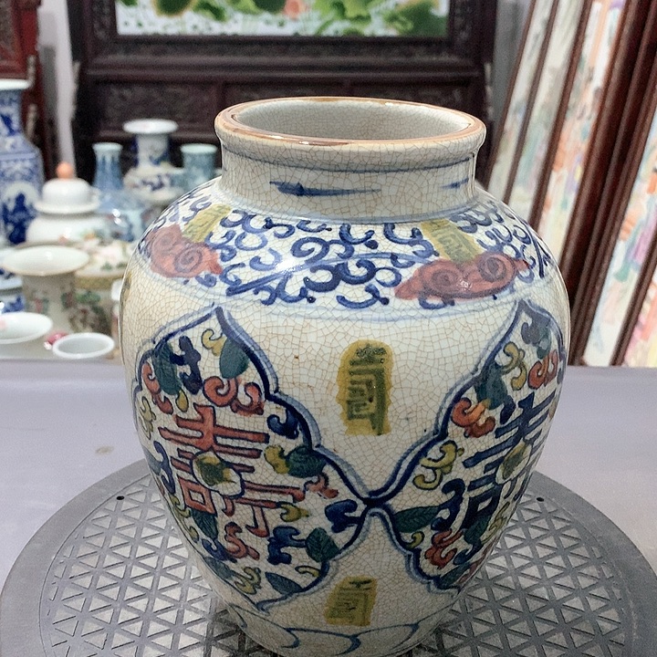 陶摆件博古架陶瓷摆件