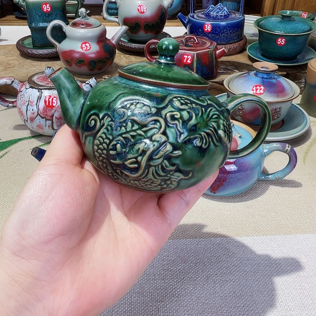 壶禹州钧瓷艺术作品