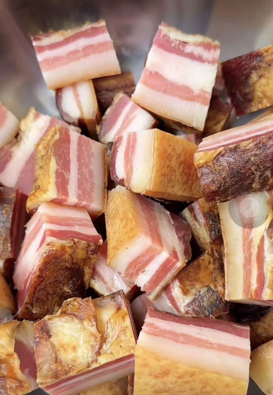 川渝农村烟熏五花腊肉精品特产