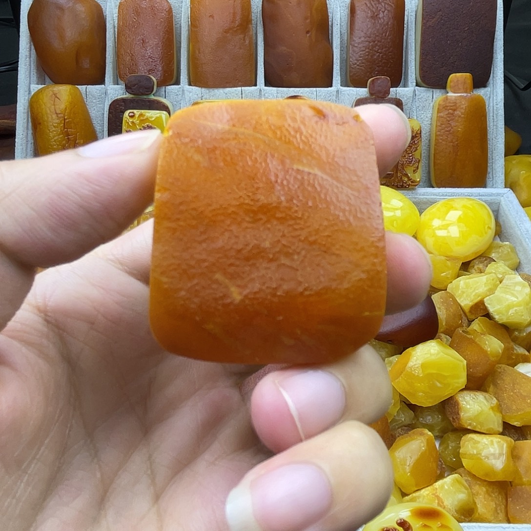 定制蜜蜡未镶嵌天然蜜蜡