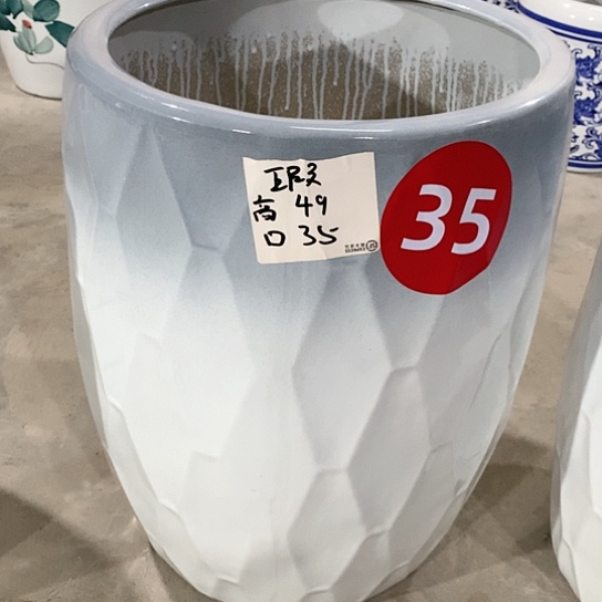 【闪购商品】陶瓷花盆默认瑕疵
