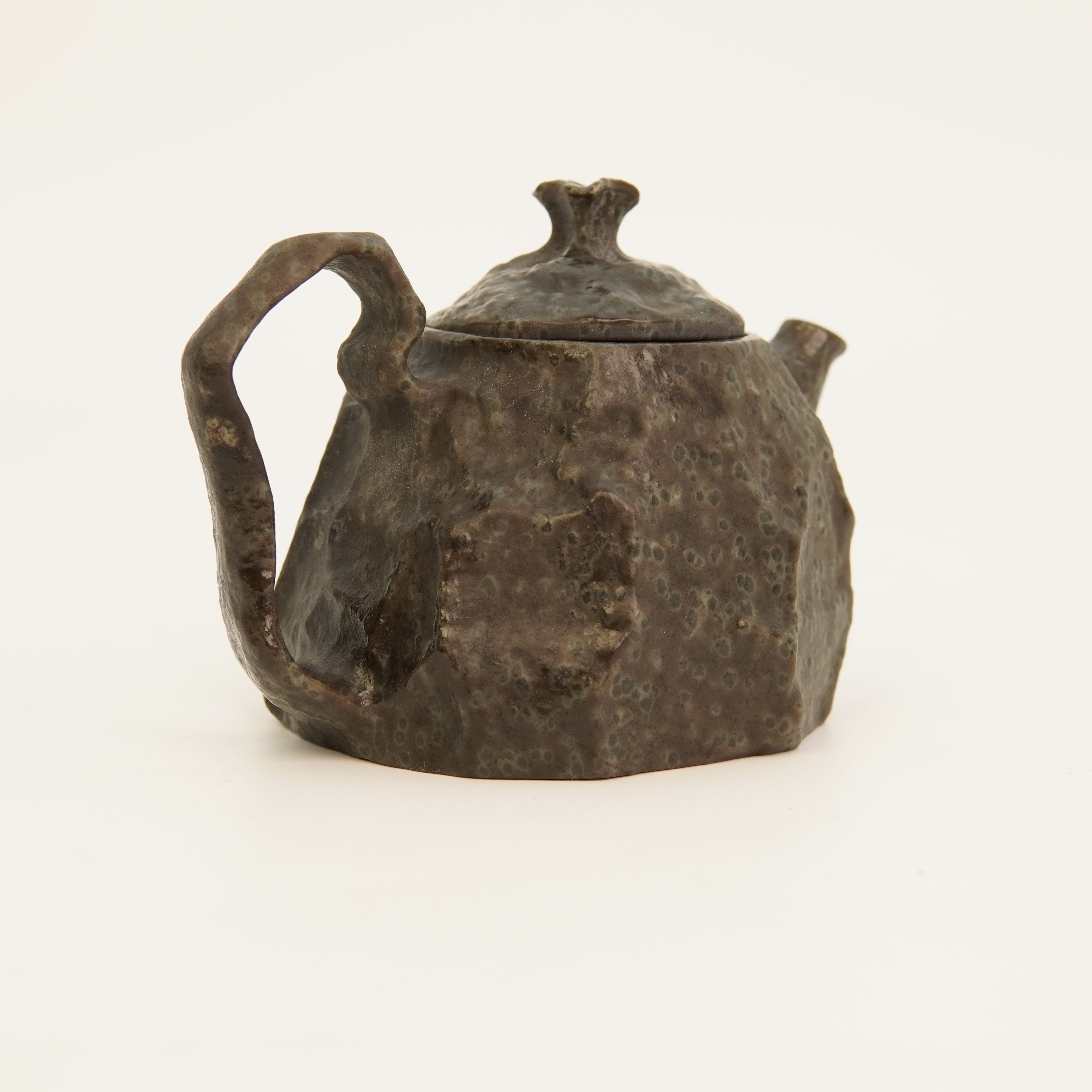 【手凿壶豹纹】•研壶社•冰碛岩石壶手工茶壶创意纯手工雕刻手制精美