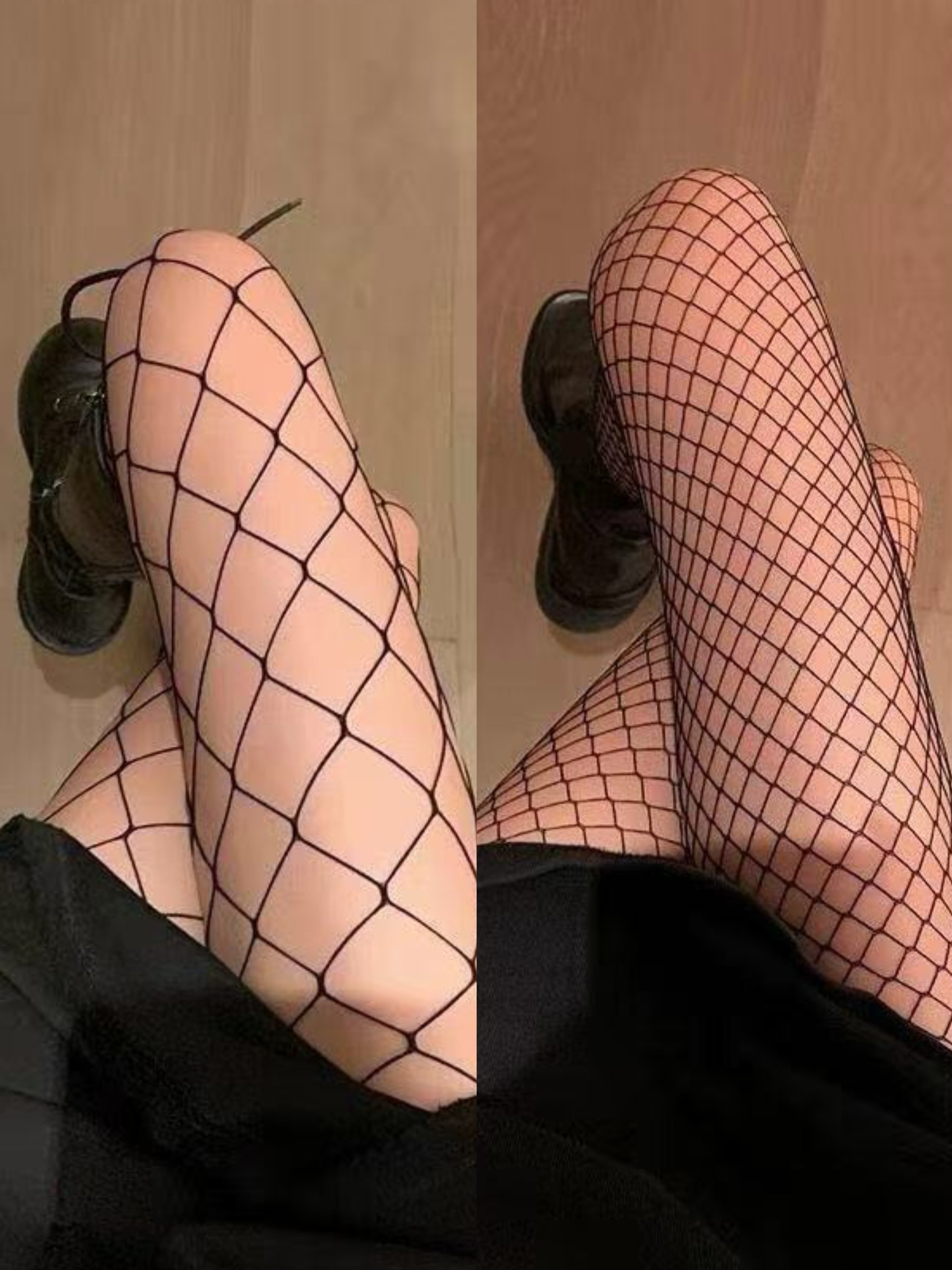 性感网袜【120-240斤】大码性感百搭网格大码高腰网袜高级感黑色