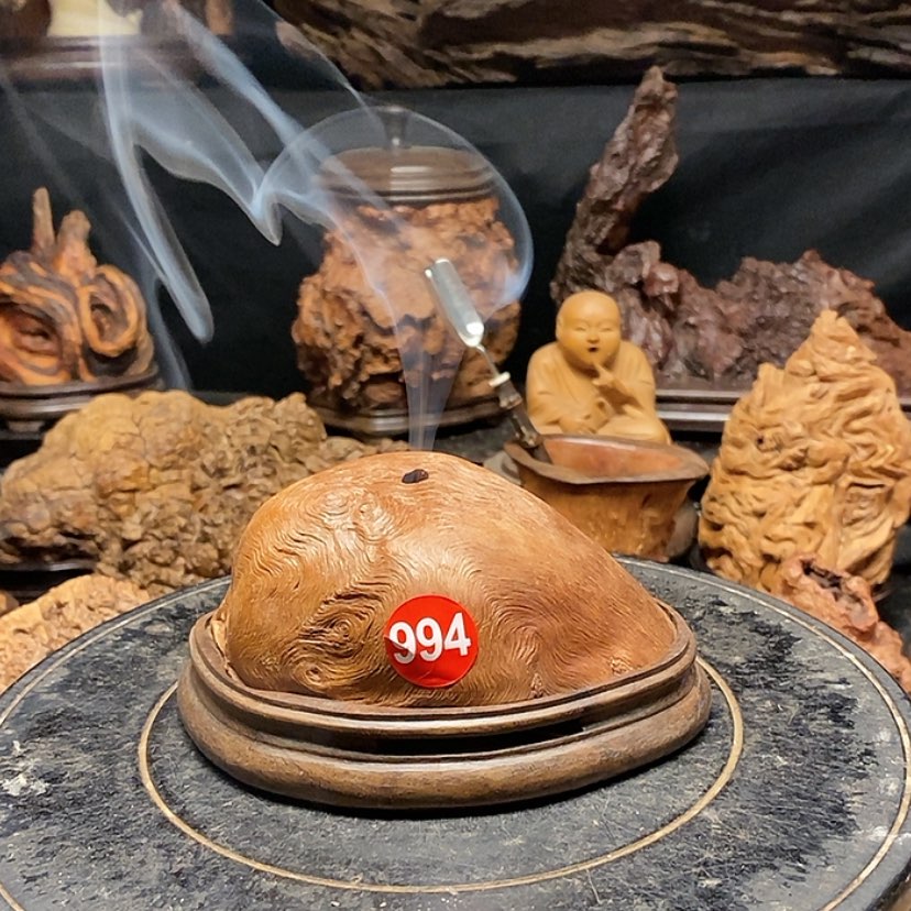 【闪购商品】994号荔枝木香炉工艺