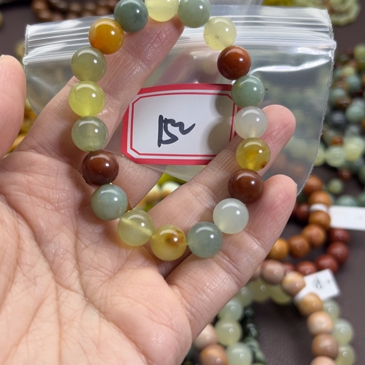 蛇纹石玉未镶嵌手链