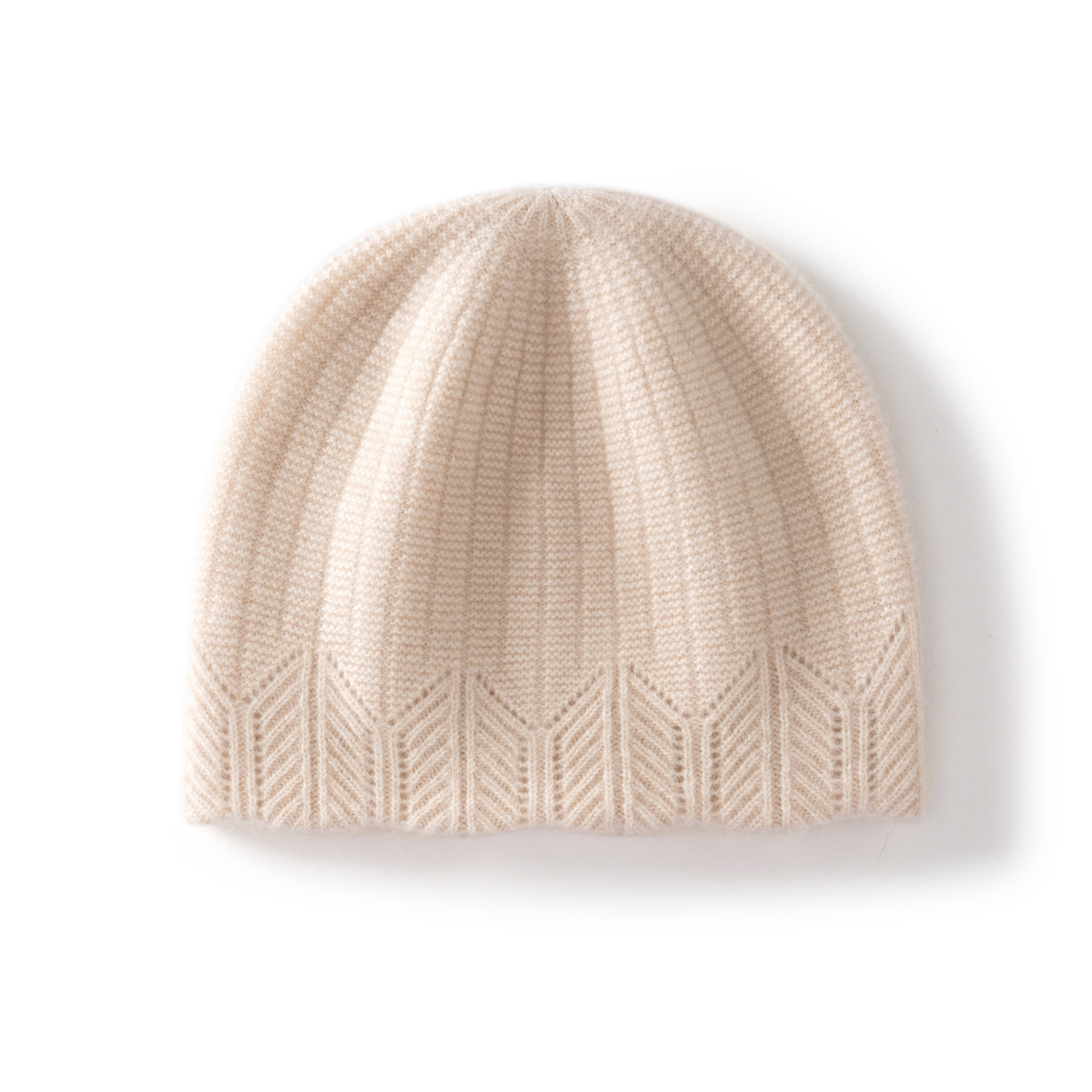 一线成型双层加厚！秋冬季男女山羊绒帽子针织保暖包头护耳毛线帽