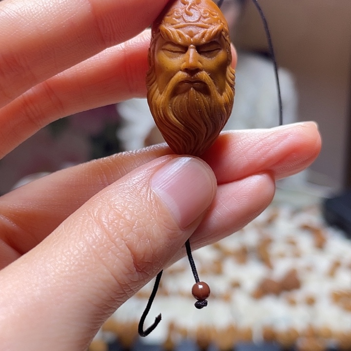 橄榄核吊坠橄榄 关公