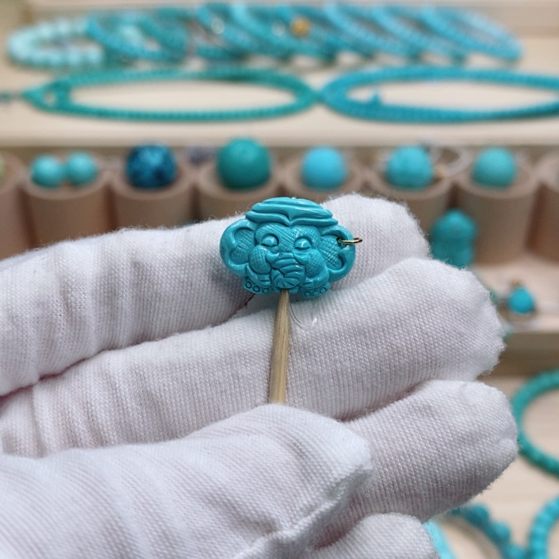 绿松石珠宝奇石未镶嵌